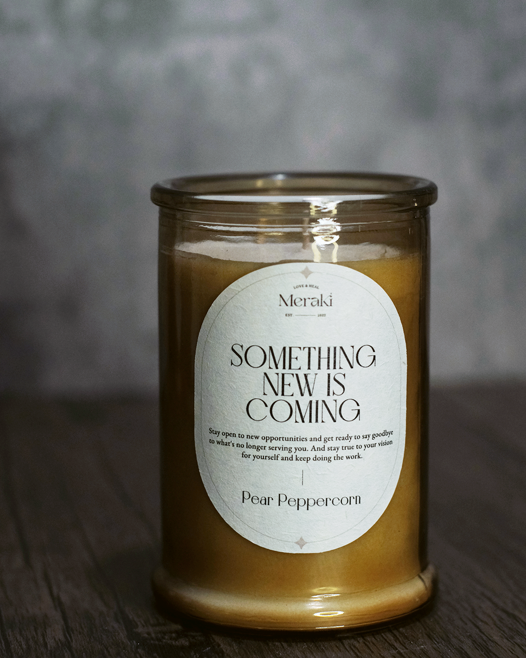 Angel Guidance Blessing Candle: Pear Peppercorn