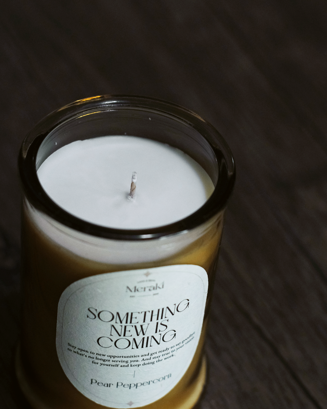 Angel Guidance Blessing Candle: Pear Peppercorn