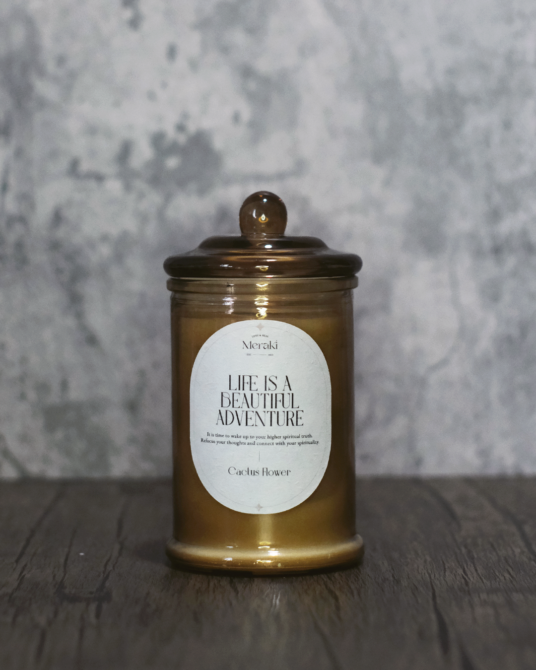 Angel Guidance Blessing Candle: Cactus Flower