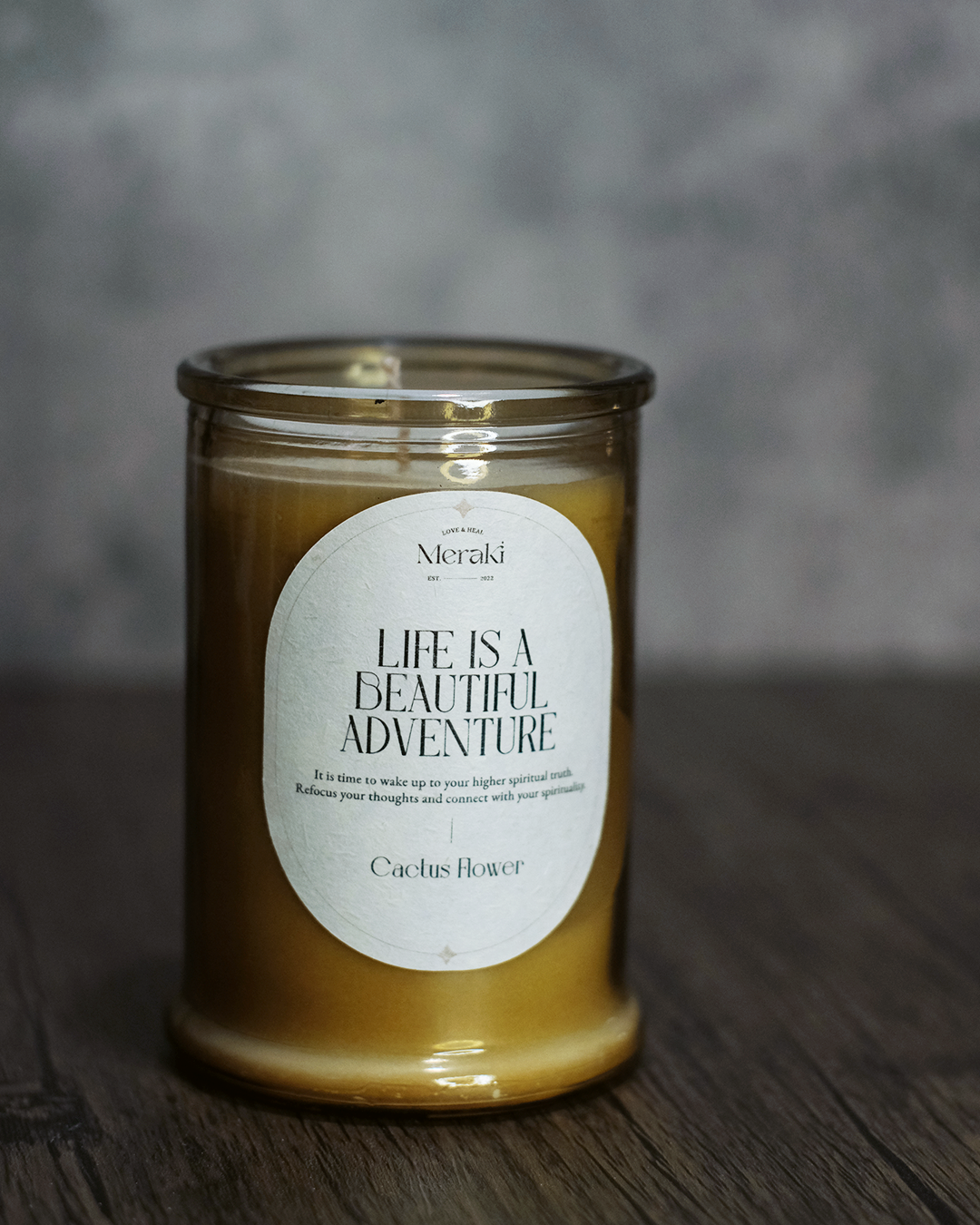 Angel Guidance Blessing Candle: Cactus Flower