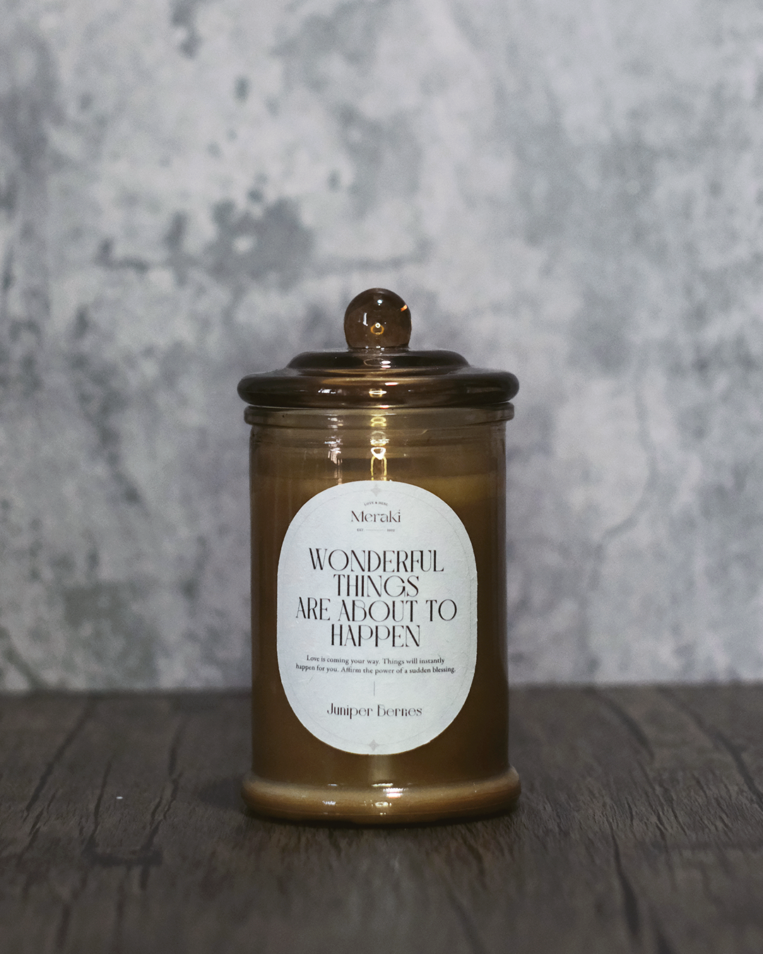 Angel Guidance Blessing Candle: Juniper Berries