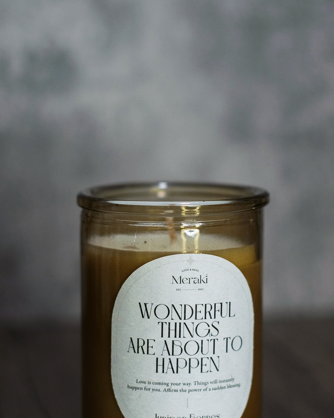 Angel Guidance Blessing Candle: Juniper Berries