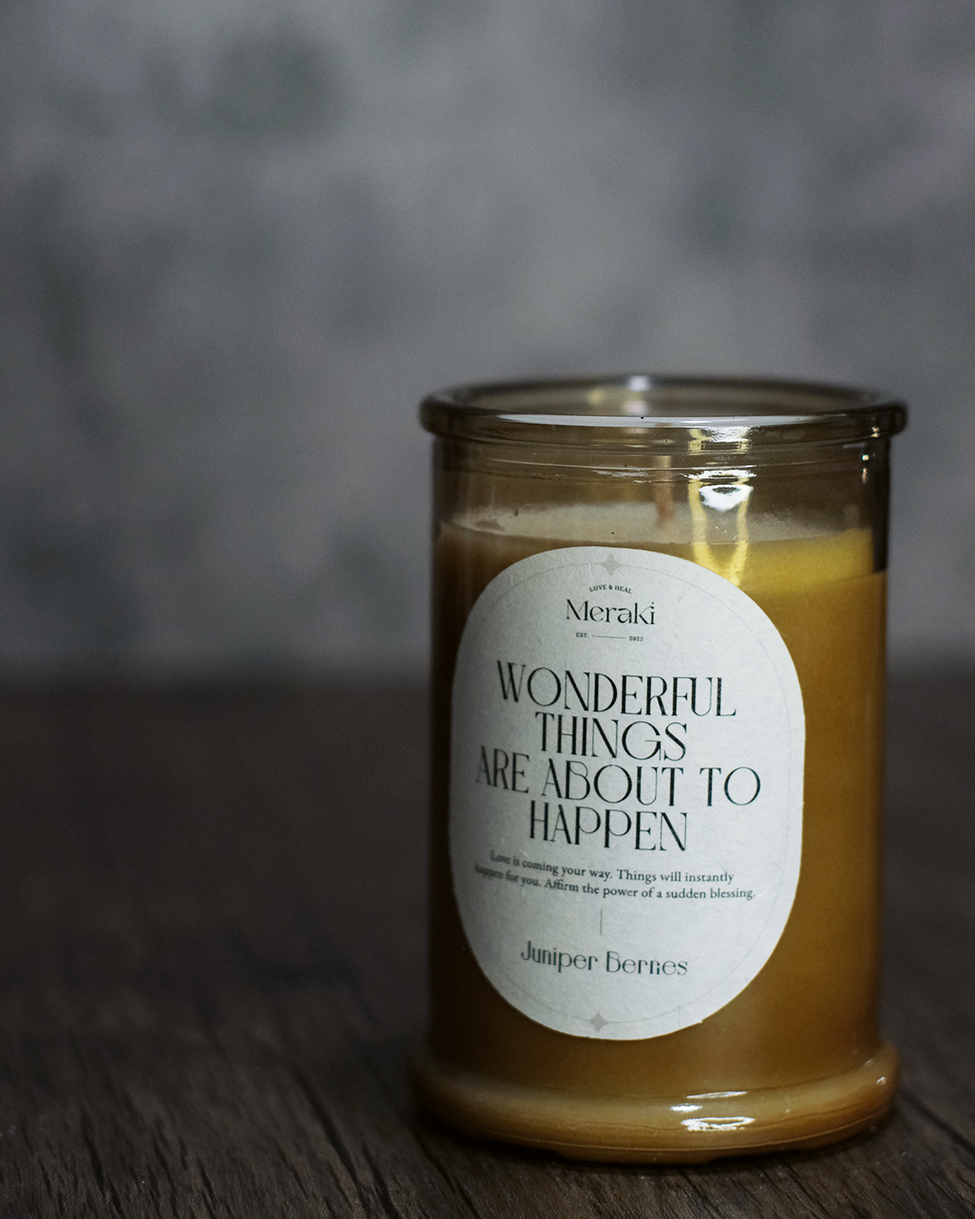 Angel Guidance Blessing Candle: Juniper Berries