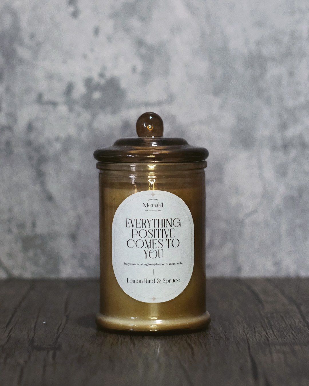 Angel Guidance Blessing Candle: Lemon Rind & Spruce