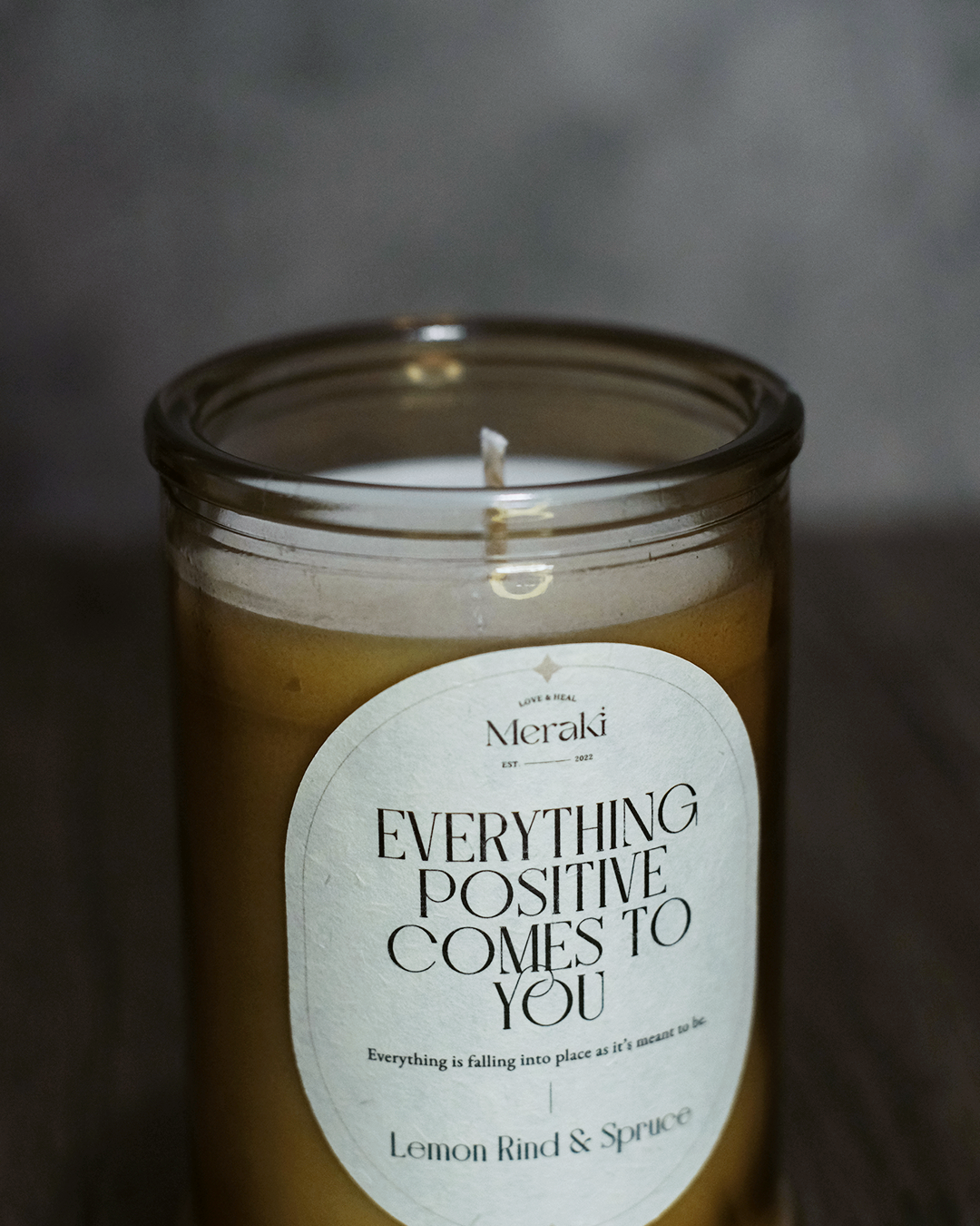 Angel Guidance Blessing Candle: Lemon Rind & Spruce