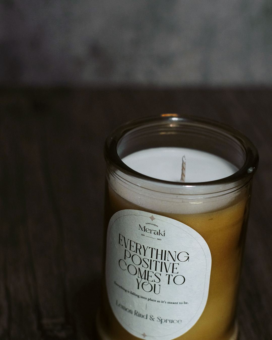 Angel Guidance Blessing Candle: Lemon Rind & Spruce