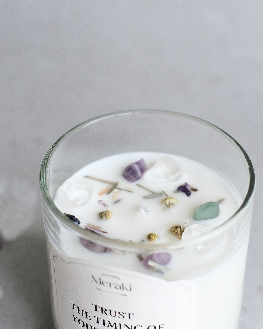 Manifestation Crystal Candle: Blessing Magic B