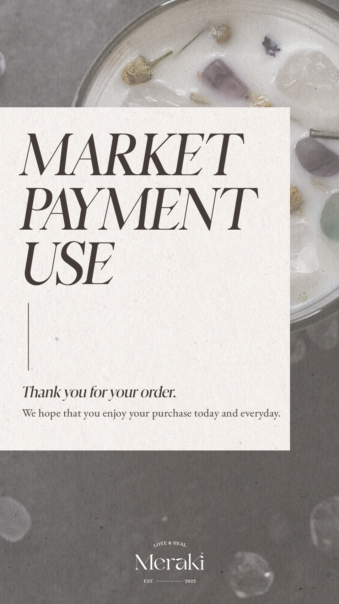 Pop-up Market Payment Use