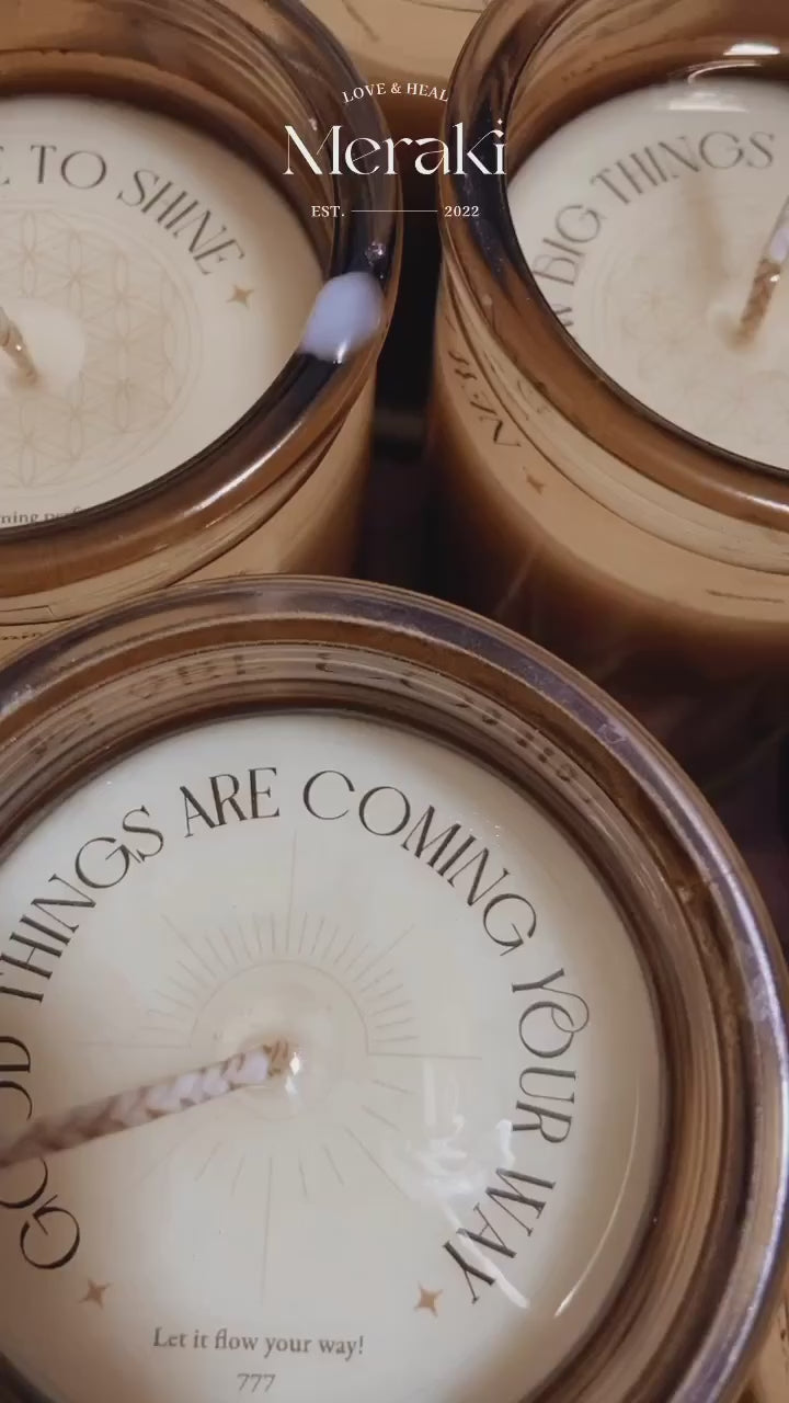 Angel Guidance Blessing Candle: Lemon Rind & Spruce